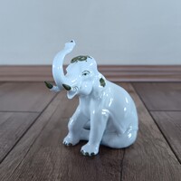 Hollóházi porcelán Lynn Chase elefánt