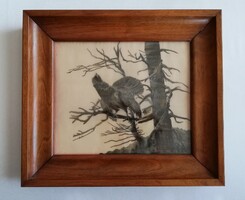 Mikro gobelin kép - fajdkakas