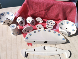 Beautiful Porcelain Bathroom Set, 13 Pieces