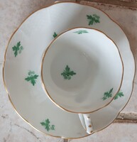Herendi reggeliző szett  teás csésze + alj + kistányér
