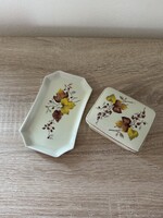 Hollóházi porcelán ékszertartó szett