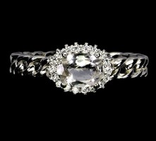 57 es Valodi Morganit 925 Ezust Gyürű