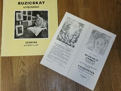 Ruzicskay György Munkácsy díjas festőművész aláírás