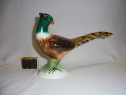 Bodrogkeresztúri kerámia fácán figura, nipp - nagy méret