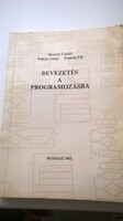 Bevezetés a programozásba-Marton László , NOVADAT kiadó , 1993