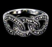 54 es Markazit 925 Ezüst Gyürű