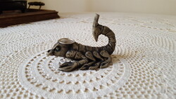 Régi távolkeleti,skorpió alakú pipa,"ópiumpipa"