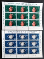 GU133-4k / Guernsey 1976 EUROPA CEPT bélyegsor postatiszta teljes ív