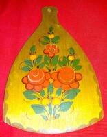 RÉGI szovjet orosz CCCP fali konyha dísz festett rózsás népművész vágódeszka képek szerint