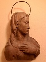 Antik faragott madonna! Nagy méret!