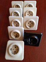 Falba süllyesztett földelt konnektor