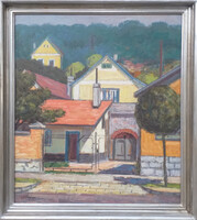 Vörös Géza (1897-1956) : Utca részlet