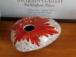 Retro kerámia ikebana "kavics tál"