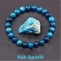 TERMÉSZETES KÉK APATIT ÁSVÁNYBÓL KÉSZÜLT KARKÖTŐ, ÁRON ALULI KÍNÁLAT.