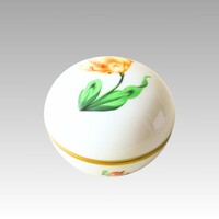 Herendi tulipános / Kitty mintás porcelán bonbonier