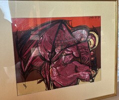 Xantus Gyula “a Szenvedő” festmény