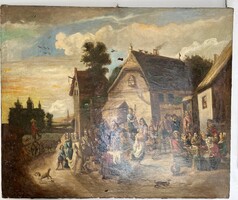 Sok Alakos - Flamand Festmény