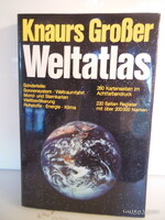 KNAURS WELTATLAS - 1985 év - ALKUKÉPES - 46 x 31 x 4 cm - 5 kg - NÉMET