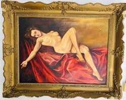 Ferenczy Valér Női Akt - Olajfestmény