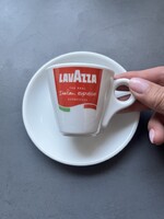 Lavazza olasz porcelán espresso csésze szett aljával együtt