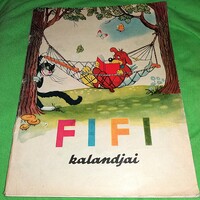 1967.E. Zsukovszkaja-V. Szutyejev:FIFI KALANDJAI -OROSZ PIF képes mese könyv képek szerint GYETIZDAT