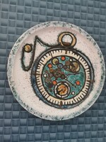 M. Kiss Katalin samott fali tányér