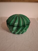 Zöld malachit bonbonier