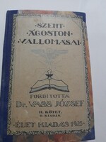 Szent Ágoston vallomásai 1925.II.kötet
