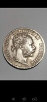 1879 Ezüst 1 Florin Osztrák Magyar gulden Forint.