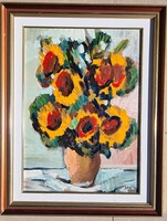 SCHÉNER MIHÁLY-Virágcsendélet-