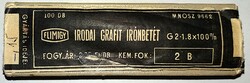 1967. FŐVÁROSI ÍRÓSZERGYÁR irodai nyomósirón grafitbél termék doboza 12 X 4 cm a képek szerint