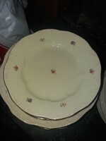 Zsolnay apróvirágos tányérkészlet, 16 db-os