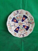 ANTIK Herendi Imari mintás tányér, szalag-koronás jelzéssel (1884-1896)