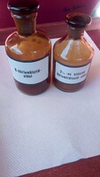 Old pharmacy bottle 2 pcs