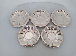 Ezüst 5 darab csészealátét