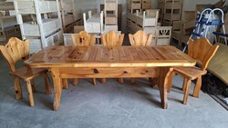 Étkezőgarnitúra asztal szék kerti bútor