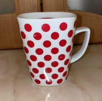Pöttyös eredeti porcelán bögre csésze 2.