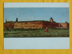 Művészeti képeslap festményről - Mészöly Géza: Szigetvár