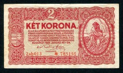 1920 2 Korona - csillagos