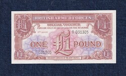 England British Armed Forces Banknotes 1 Pound 1956