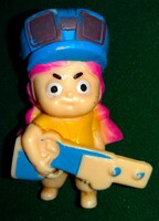 Tömör gumi kézi festett Brawl Stars - JESSIE - MANGA  játék figura 7cm a képek szerint