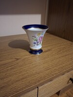 Royal Dux Bohemia porcelán váza, kaspó. 15,5 cm. Jelzett.