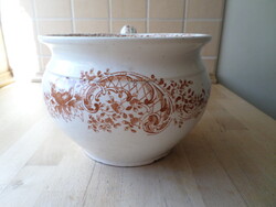 Antik Wilhelmsburg fajansz bili éjjeli edény - SÉRÜLT