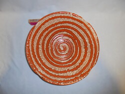 Gorka Géza Iparművész kerámia zsűrizett falitál, falitányér