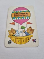 DÖRMÖGŐ DÖMÖTÖR 1979. évi kártyanaptár