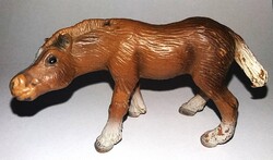 Minőségi német plasztik SCHLEICH - BULLILAND kézi festett játék figura LÓ CSIKÓ 10X5cm képek szerint