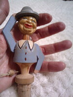 Vintage figurative bottle stopper