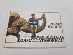 VOLÁN 1971. évi kártyanaptár