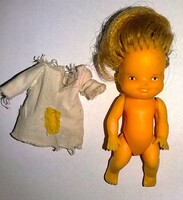 1940'S Antik Anton Röedler Industri / ARI tömör gumi műanyag játék hajas 9 cm baba a képek szerint