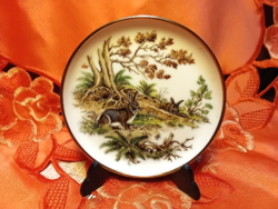 Nyúl mintás porcelán  tál, tányér, Kaiser